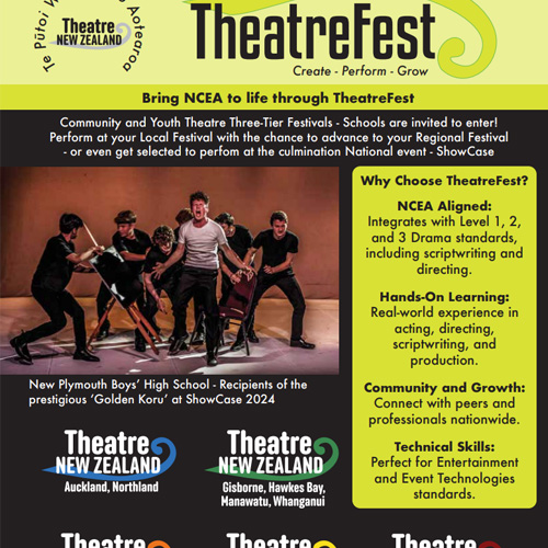 Green Theatrefest White Background