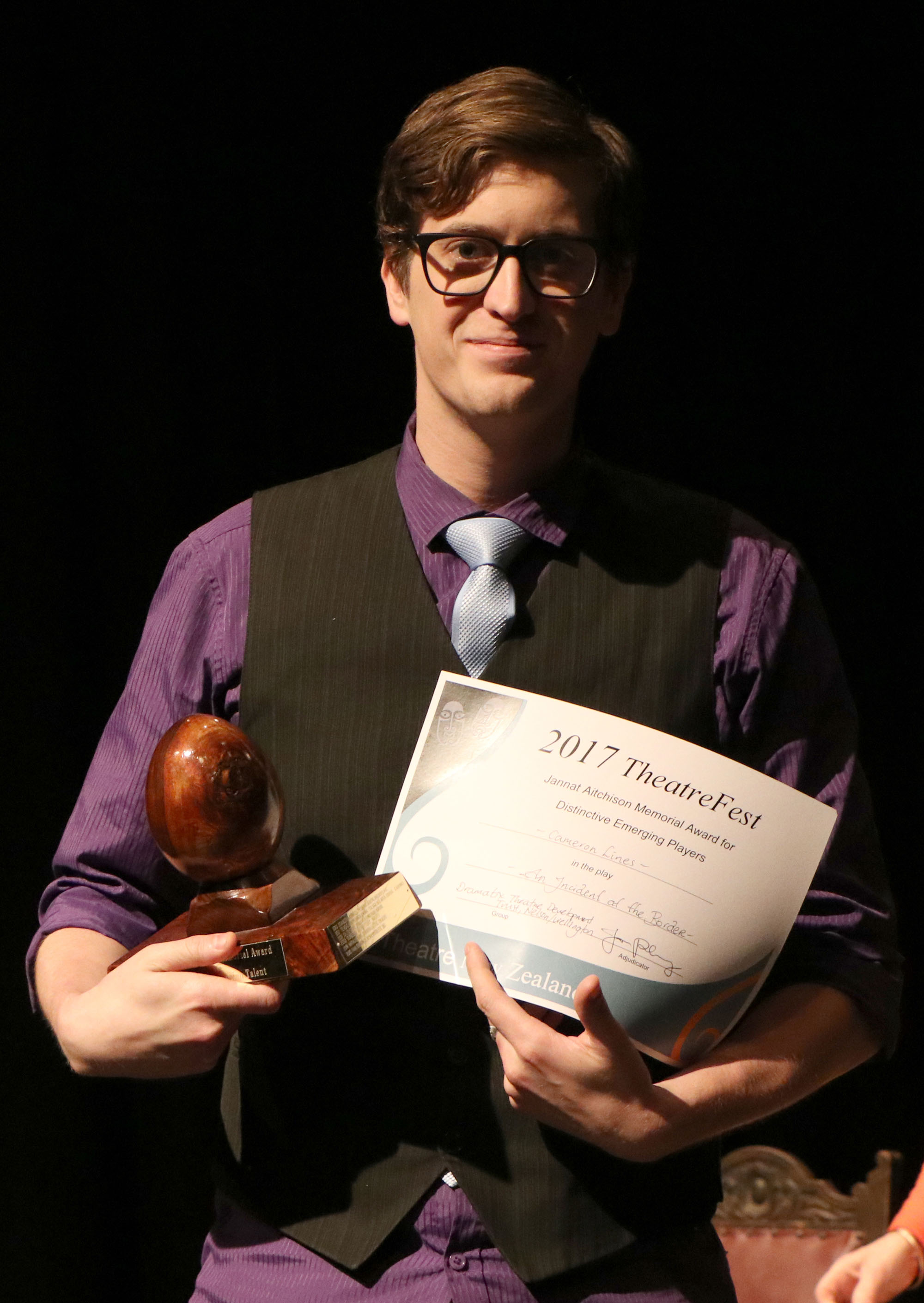 JAA winner Cameron Lines