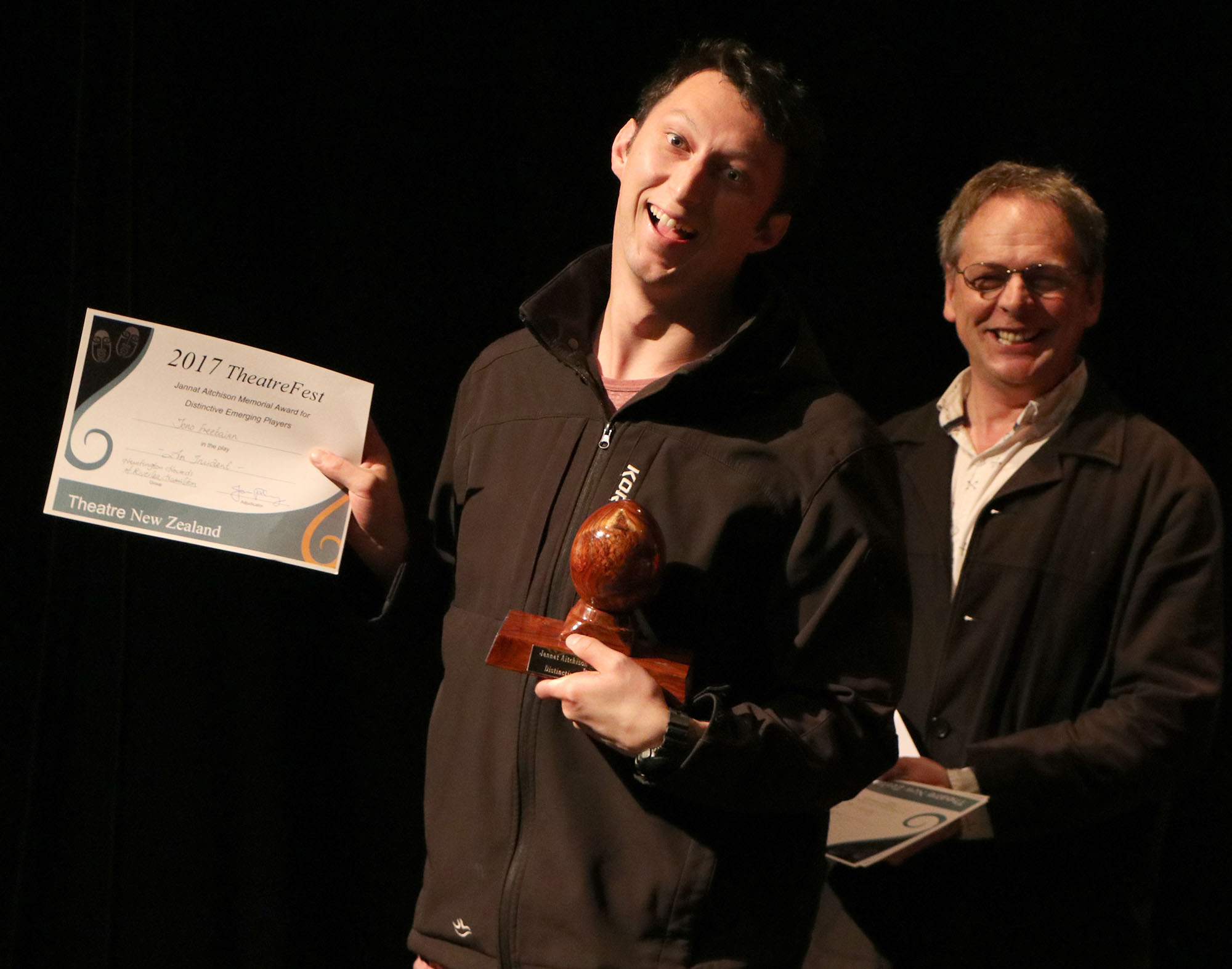 JAA winner Jono Freebairn