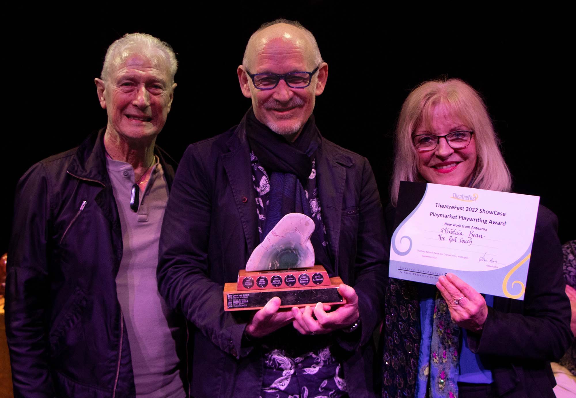Playmarket Playwriting Award Alistair Bean
